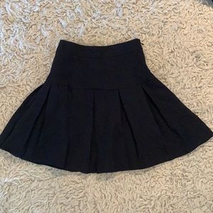 Black Pleated Skirt